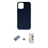 MARSİLYAN™- iPhone 11 Pro Max Kılıf Ahenk Serisi - Siyah 20D Premium Cam Ekran Koruyucu + Shine Kamera Lens Koruma Cam - GI