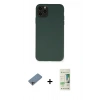 MARSİLYAN™- iPhone 11 Pro Max Kılıf Ahenk Serisi - Siyah 20D Premium Cam Ekran Koruyucu + Shine Kamera Lens Koruma Cam - GI
