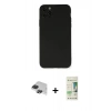 MARSİLYAN™- iPhone 11 Pro Max Kılıf Ahenk Serisi - Siyah 20D Premium Cam Ekran Koruyucu + Pers Alüminyum Kamera Lens - SH