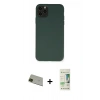 MARSİLYAN™- iPhone 11 Pro Max Kılıf Ahenk Serisi - Siyah 20D Premium Cam Ekran Koruyucu + Rainbow Kamera Lens Koruma Cam - YL