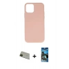 MARSİLYAN™- iPhone 11 Pro Max Kılıf Ahenk Serisi - Siyah 34D Izgaralı Cam + Rainbow Kamera Lens Koruma Cam - YL