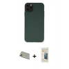 MARSİLYAN™- iPhone 11 Pro Max Kılıf Ahenk Serisi - Siyah 6D Mat Seramik Hayalet Nano Ekran Koruyucu + Rainbow Kamera Lens Koruma Cam - GD