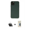 MARSİLYAN™- iPhone 11 Pro Max Kılıf Ahenk Serisi - Siyah 6D Mat Seramik Hayalet Nano Ekran Koruyucu + Kamera Lens Koruma Cam - SF