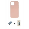 MARSİLYAN™- iPhone 11 Pro Max Kılıf Ahenk Serisi - Siyah 6D Mat Seramik Hayalet Nano Ekran Koruyucu + Metal Kamera Lens Koruma Cam - SH
