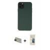 MARSİLYAN™- iPhone 11 Pro Max Kılıf Ahenk Serisi - Siyah 6D Mat Seramik Hayalet Nano Ekran Koruyucu + Rainbow Kamera Lens Koruma Cam - YL