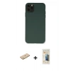 MARSİLYAN™- iPhone 11 Pro Max Kılıf Ahenk Serisi - Siyah 6D Mat Seramik Hayalet Nano Ekran Koruyucu + Renkli Kamera Lens Koruma Cam - SI