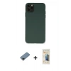 MARSİLYAN™- iPhone 11 Pro Max Kılıf Ahenk Serisi - Siyah 6D Mat Seramik Hayalet Nano Ekran Koruyucu + Shine Kamera Lens Koruma Cam - SH