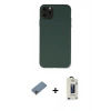 MARSİLYAN™- iPhone 11 Pro Max Kılıf Ahenk Serisi - Siyah Bilvis Hayalet Cam Ekran Koruyucu + Shine Kamera Lens Koruma Cam - GI