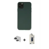 MARSİLYAN™- iPhone 11 Pro Max Kılıf Ahenk Serisi - Siyah Bilvis Hayalet Cam Ekran Koruyucu + Pers Alüminyum Kamera Lens - SH