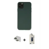 MARSİLYAN™- iPhone 11 Pro Max Kılıf Ahenk Serisi - Siyah Bilvis Hayalet Cam Ekran Koruyucu + Pers Alüminyum Kamera Lens - YL
