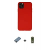 MARSİLYAN™- iPhone 11 Pro Max Kılıf Ahenk Serisi - Siyah Joko Magic 5D Hayalet Cam + Metal Kamera Lens Koruma Cam - GD