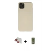 MARSİLYAN™- iPhone 11 Pro Max Kılıf Ahenk Serisi - Siyah Joko Magic 5D Hayalet Cam + Pers Alüminyum Kamera Lens - KI
