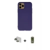 MARSİLYAN™- iPhone 11 Pro Max Kılıf Ahenk Serisi - Siyah Joko Magic 5D Hayalet Cam + Pers Alüminyum Kamera Lens - YL