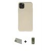 MARSİLYAN™- iPhone 11 Pro Max Kılıf Ahenk Serisi - Siyah Joko Magic 5D Hayalet Cam + Rainbow Kamera Lens Koruma Cam - GD