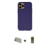 MARSİLYAN™- iPhone 11 Pro Max Kılıf Ahenk Serisi - Siyah Joko Magic 5D Hayalet Cam + Rainbow Kamera Lens Koruma Cam - GD