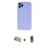MARSİLYAN™- iPhone 11 Pro Max Kılıf Ahenk Serisi - Siyah Joko Magic 5D Hayalet Cam + Rainbow Kamera Lens Koruma Cam - GD