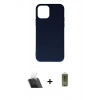MARSİLYAN™- iPhone 11 Pro Max Kılıf Ahenk Serisi - Siyah Joko Magic 5D Hayalet Cam + Kamera Lens Koruma Cam - SF