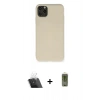 MARSİLYAN™- iPhone 11 Pro Max Kılıf Ahenk Serisi - Siyah Joko Magic 5D Hayalet Cam + Kamera Lens Koruma Cam - SF