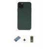 MARSİLYAN™- iPhone 11 Pro Max Kılıf Ahenk Serisi - Siyah Joko Magic 5D Hayalet Cam + Sierra Blue Shine Kamera Lens Koruma Cam