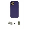MARSİLYAN™- iPhone 11 Pro Max Kılıf Ahenk Serisi - Siyah Joko Magic 5D Hayalet Cam + Rainbow Kamera Lens Koruma Cam - YL