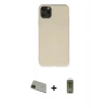 MARSİLYAN™- iPhone 11 Pro Max Kılıf Ahenk Serisi - Siyah Joko Magic 5D Hayalet Cam + Rainbow Kamera Lens Koruma Cam - YL