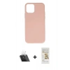 MARSİLYAN™- iPhone 11 Pro Max Kılıf Ahenk Serisi - Siyah Mat Seramik Nano Ekran Koruyucu + Kamera Lens Koruma Cam - SF