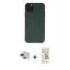 MARSİLYAN™- iPhone 11 Pro Max Kılıf Ahenk Serisi - Siyah Mat Seramik Nano Ekran Koruyucu + Pers Alüminyum Kamera Lens - YL