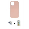 MARSİLYAN™- iPhone 11 Pro Max Kılıf Ahenk Serisi - Siyah Polymer Nano Ekran Koruyucu + Pers Alüminyum Kamera Lens - LT
