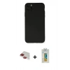 MARSİLYAN™- iPhone 11 Pro Max Kılıf Ahenk Serisi - Siyah Polymer Nano Ekran Koruyucu + Pers Alüminyum Kamera Lens - KI
