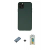 MARSİLYAN™- iPhone 11 Pro Max Kılıf Ahenk Serisi - Siyah Polymer Nano Ekran Koruyucu + Shine Kamera Lens Koruma Cam - GS