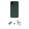 MARSİLYAN™- iPhone 11 Pro Max Kılıf Ahenk Serisi - Siyah Seramik Nano Ekran Koruyucu + Shine Kamera Lens Koruma Cam - MI