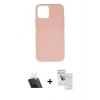 MARSİLYAN™- iPhone 11 Pro Max Kılıf Ahenk Serisi - Siyah Seramik Nano Ekran Koruyucu + Kamera Lens Koruma Cam - SF