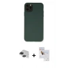 MARSİLYAN™- iPhone 11 Pro Max Kılıf Ahenk Serisi - Siyah Seramik Nano Ekran Koruyucu + Pers Alüminyum Kamera Lens - SH