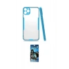 MARSİLYAN™- iPhone 11 Pro Max Kılıf Atlas Asil Serisi - Siyah 34D Izgaralı Cam