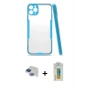 MARSİLYAN™- iPhone 11 Pro Max Kılıf Atlas Asil Serisi - Siyah Polymer Nano Ekran Koruyucu + Pers Alüminyum Kamera Lens - LT