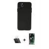 MARSİLYAN™- iPhone 11 Pro Max Kılıf Atlas Minimal Prime - Şeffaf 360 Full Body Arka Koruyucu + Kamera Lens Koruma Cam - SF