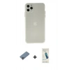 MARSİLYAN™- iPhone 11 Pro Max Kılıf Atlas Minimal Prime - Şeffaf Pasifik Cam Ekran Koruyucu + Shine Kamera Lens Koruma Cam - GI