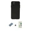 MARSİLYAN™- iPhone 11 Pro Max Kılıf Atlas Minimal Prime - Siyah 20D Premium Cam Ekran Koruyucu + Gümüş Shine Kamera Lens Koruma Cam