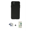 MARSİLYAN™- iPhone 11 Pro Max Kılıf Atlas Minimal Prime - Siyah 20D Premium Cam Ekran Koruyucu + Pers Alüminyum Kamera Lens - LT