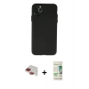 MARSİLYAN™- iPhone 11 Pro Max Kılıf Atlas Minimal Prime - Siyah 20D Premium Cam Ekran Koruyucu + Pers Alüminyum Kamera Lens - KI