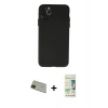 MARSİLYAN™- iPhone 11 Pro Max Kılıf Atlas Minimal Prime - Siyah 20D Premium Cam Ekran Koruyucu + Rainbow Kamera Lens Koruma Cam - YL