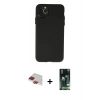 MARSİLYAN™- iPhone 11 Pro Max Kılıf Atlas Minimal Prime - Siyah 360 Mat Full Body Arka Koruyucu + Pers Alüminyum Kamera Lens - KI