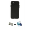 MARSİLYAN™- iPhone 11 Pro Max Kılıf Atlas Minimal Prime - Siyah 3D Antistatik Seramik Nano Ekran Koruyucu + Rainbow Kamera Lens Koruma Cam - YL