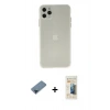 MARSİLYAN™- iPhone 11 Pro Max Kılıf Atlas Minimal Prime - Siyah 6D Mat Seramik Hayalet Nano Ekran Koruyucu + Metal Kamera Lens Koruma Cam - MI
