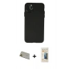 MARSİLYAN™- iPhone 11 Pro Max Kılıf Atlas Minimal Prime - Siyah 6D Mat Seramik Hayalet Nano Ekran Koruyucu + Rainbow Kamera Lens Koruma Cam - GD