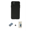MARSİLYAN™- iPhone 11 Pro Max Kılıf Atlas Minimal Prime - Siyah 6D Mat Seramik Hayalet Nano Ekran Koruyucu + Metal Kamera Lens Koruma Cam - MR