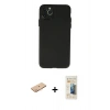 MARSİLYAN™- iPhone 11 Pro Max Kılıf Atlas Minimal Prime - Siyah 6D Mat Seramik Hayalet Nano Ekran Koruyucu + Renkli Kamera Lens Koruma Cam - TU
