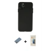 MARSİLYAN™- iPhone 11 Pro Max Kılıf Atlas Minimal Prime - Siyah 6D Mat Seramik Hayalet Nano Ekran Koruyucu + Shine Kamera Lens Koruma Cam - GS