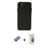 MARSİLYAN™- iPhone 11 Pro Max Kılıf Atlas Minimal Prime - Siyah 6D Mat Seramik Hayalet Nano Ekran Koruyucu + Shine Kamera Lens Koruma Cam - GD