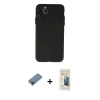 MARSİLYAN™- iPhone 11 Pro Max Kılıf Atlas Minimal Prime - Siyah 6D Mat Seramik Hayalet Nano Ekran Koruyucu + Metal Kamera Lens Koruma Cam - SH
